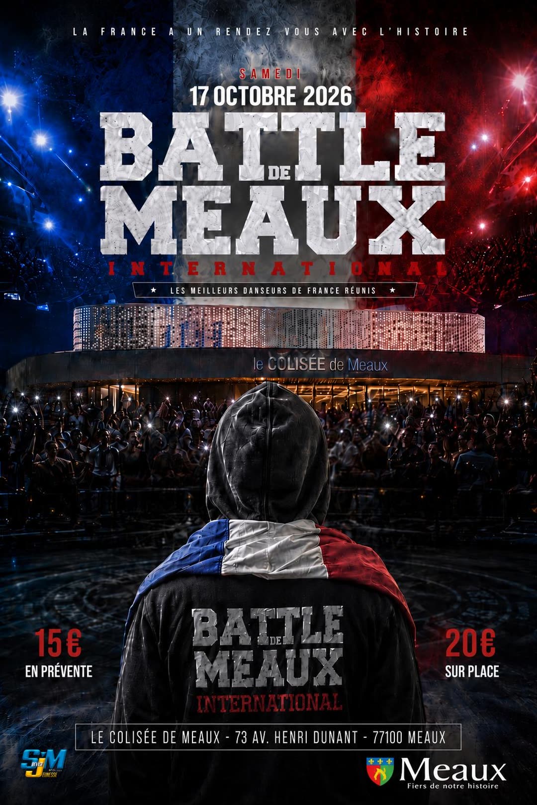 Affiche du Battle de Meaux International, samedi 17 octobre 2026 au Colisée de Meaux