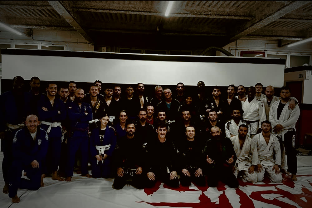 Cours de jiu-jitsu brésilien au club Fantastik Armada, en Seine-et-Marne
