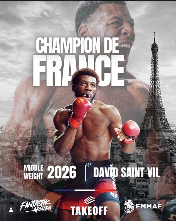 David Saint Vil — Champion de France 2026 (Middleweight)
